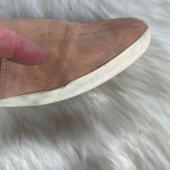 Frye Ivy Blush Leather Slip On Sneakers Sz 10 - Picture 7 of 7
